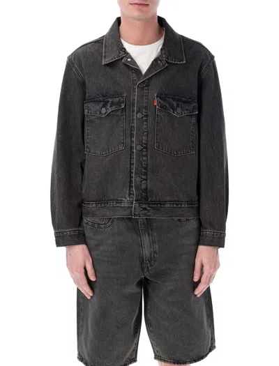 Levi's Levi S Denim Trucker Jacket In Black