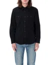 Levi's Levis Barstow Western Long Sleeved Shirt Black In Black