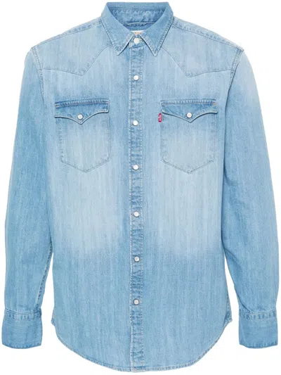 Levi's Barstow Western Denim Shirt In Blue