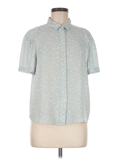 Pre-owned Levi's Short Sleeve Button Down Shirt In Blue