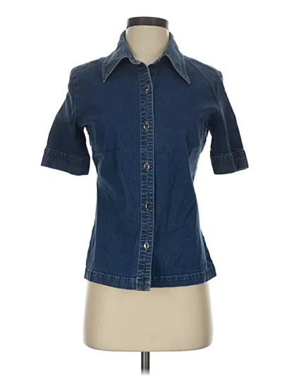 Pre-owned Levi's Short Sleeve Button Down Shirt In Blue