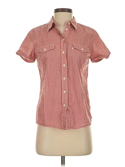 Pre-owned Levi's Short Sleeve Button Down Shirt In Red