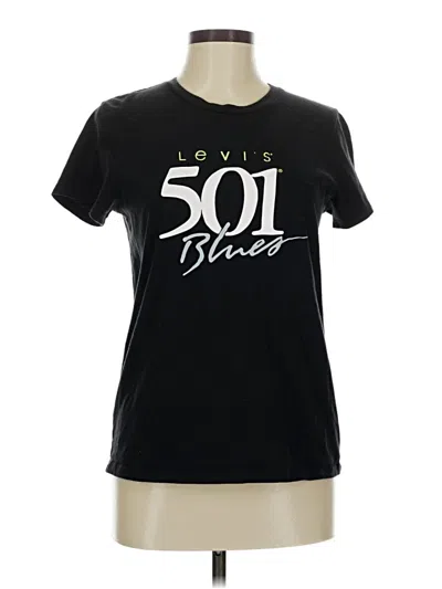 Pre-owned Levi's Short Sleeve T-shirt In Black