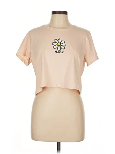 Pre-owned Levi's Short Sleeve T-shirt In Brown