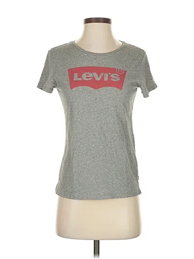 Pre-owned Levi's Short Sleeve T-shirt In Gray