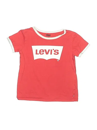 Pre-owned Levi's Kids'  Short Sleeve T-shirt In Red