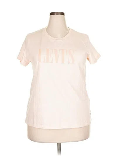 Pre-owned Levi's Short Sleeve T-shirt In White
