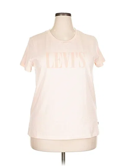 Pre-owned Levi's Short Sleeve T-shirt In White