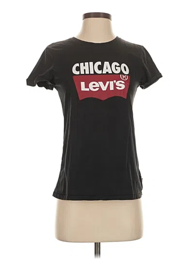 Pre-owned Levi's Short Sleeve T-shirt In Black