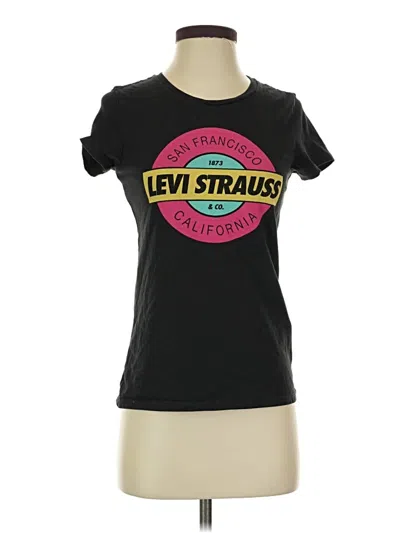 Pre-owned Levi's Short Sleeve T-shirt In Black