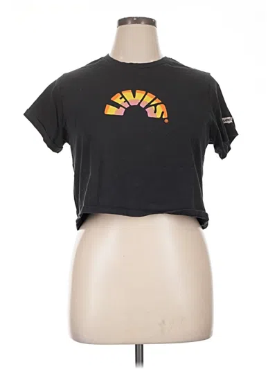 Pre-owned Levi's Short Sleeve T-shirt In Black