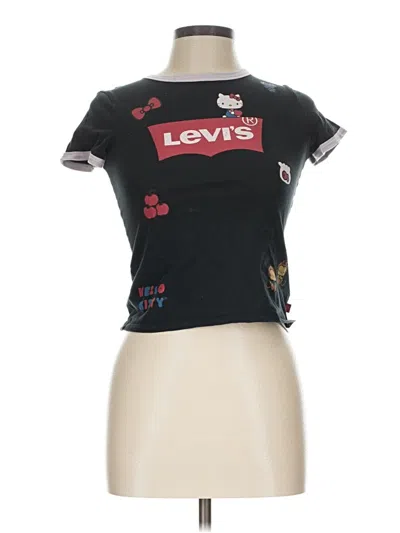 Pre-owned Levi's Short Sleeve T-shirt In Black