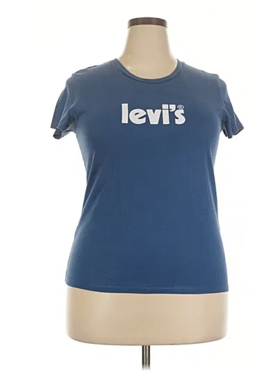 Pre-owned Levi's Short Sleeve T-shirt In Blue
