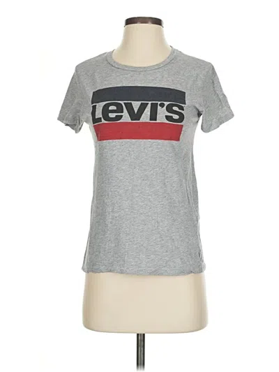 Pre-owned Levi's Short Sleeve T-shirt In Gray