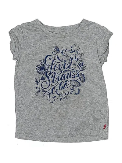 Pre-owned Levi's Kids'  Short Sleeve T-shirt In Gray