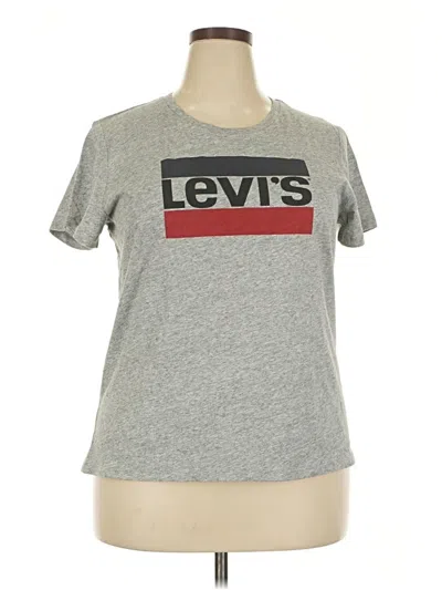 Pre-owned Levi's Short Sleeve T-shirt In Gray