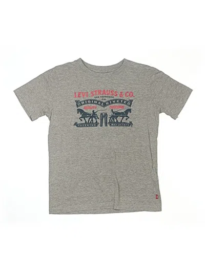 Pre-owned Levi's Kids'  Short Sleeve T-shirt In Gray