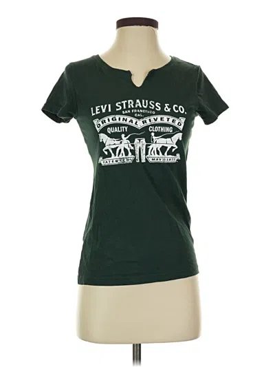 Pre-owned Levi's Short Sleeve T-shirt In Green