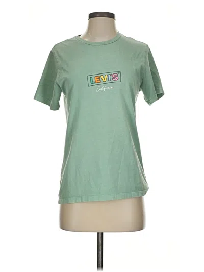 Pre-owned Levi's Short Sleeve T-shirt In Green