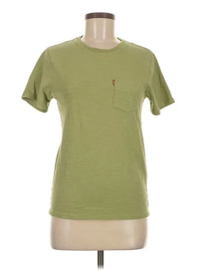 Pre-owned Levi's Short Sleeve T-shirt In Green