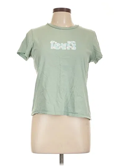 Pre-owned Levi's Short Sleeve T-shirt In Green