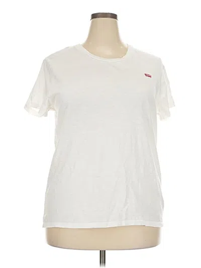 Pre-owned Levi's Short Sleeve T-shirt In Ivory
