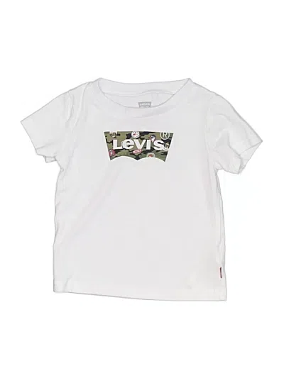 Pre-owned Levi's Kids'  Short Sleeve T-shirt In Ivory