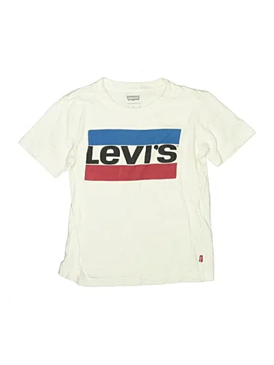 Pre-owned Levi's Kids'  Short Sleeve T-shirt In Ivory