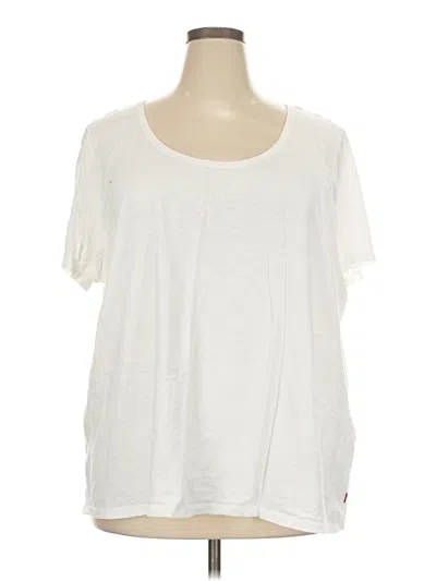 Pre-owned Levi's Short Sleeve T-shirt In Ivory