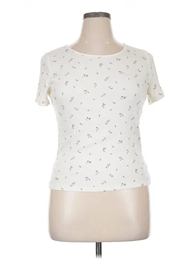 Pre-owned Levi's Short Sleeve T-shirt In Ivory