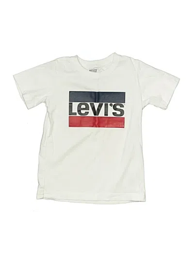 Pre-owned Levi's Kids'  Short Sleeve T-shirt In Ivory