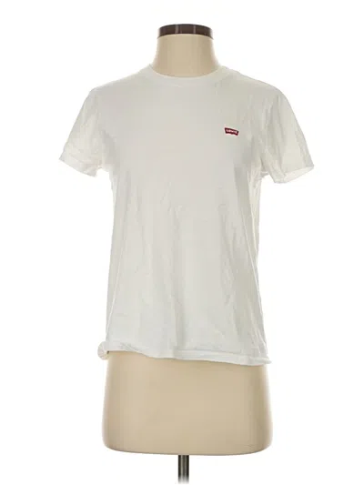 Pre-owned Levi's Short Sleeve T-shirt In Ivory