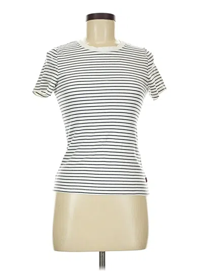 Pre-owned Levi's Short Sleeve T-shirt In Ivory