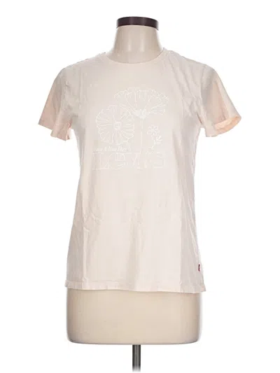 Pre-owned Levi's Short Sleeve T-shirt In Ivory
