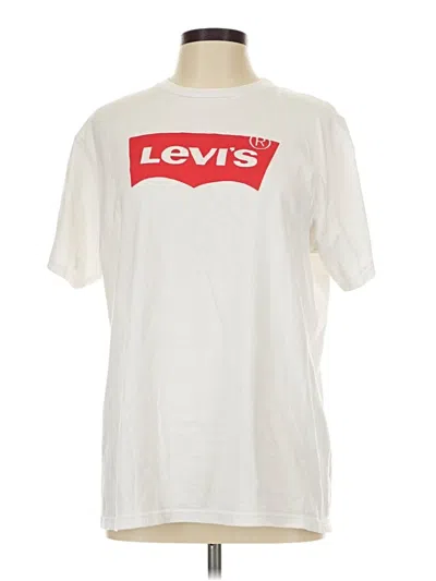 Pre-owned Levi's Short Sleeve T-shirt In Ivory