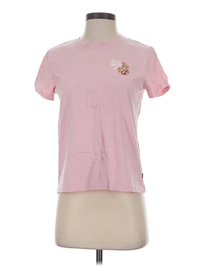 Pre-owned Levi's Short Sleeve T-shirt In Pink