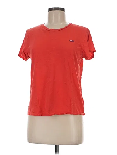 Pre-owned Levi's Short Sleeve T-shirt In Red