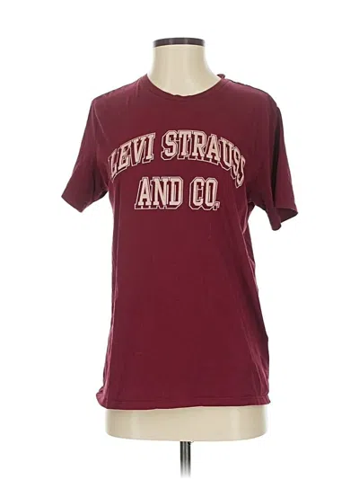 Pre-owned Levi's Short Sleeve T-shirt In Red