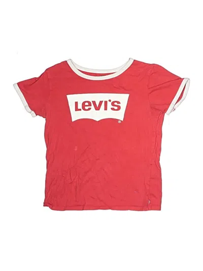 Pre-owned Levi's Kids'  Short Sleeve T-shirt In Red