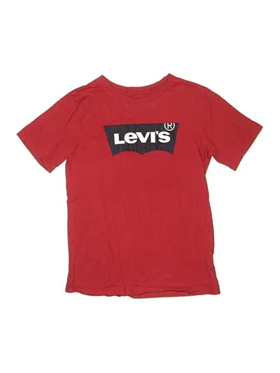 Pre-owned Levi's Kids'  Short Sleeve T-shirt In Red