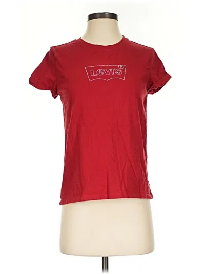 Pre-owned Levi's Short Sleeve T-shirt In Red