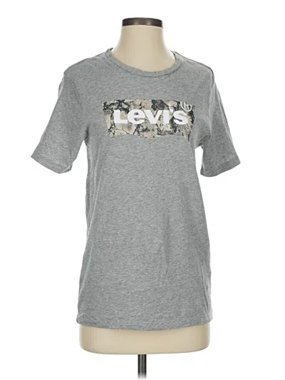 Pre-owned Levi's Short Sleeve T-shirt In Silver