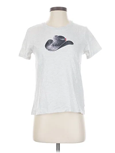 Pre-owned Levi's Short Sleeve T-shirt In Silver