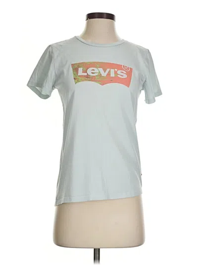 Pre-owned Levi's Short Sleeve T-shirt In Silver