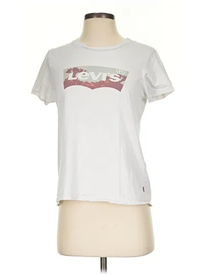Pre-owned Levi's Short Sleeve T-shirt In Silver