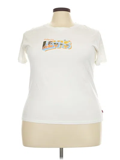 Pre-owned Levi's Short Sleeve T-shirt In White
