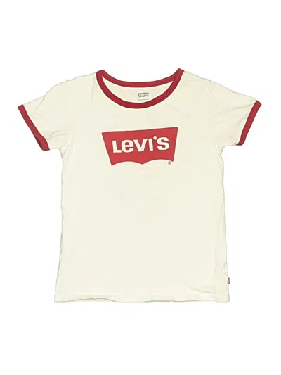 Pre-owned Levi's Kids'  Short Sleeve T-shirt In White