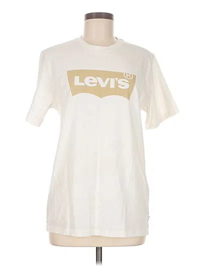 Pre-owned Levi's Short Sleeve T-shirt In White