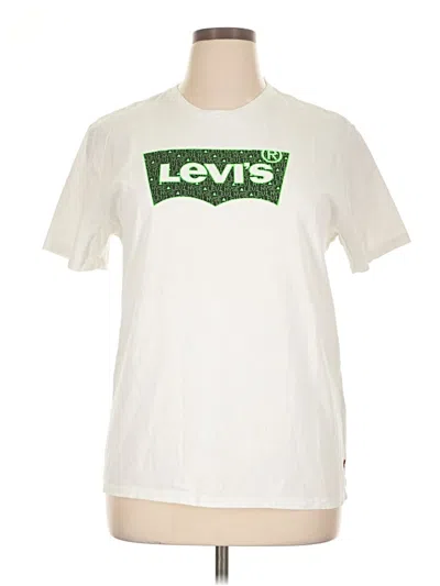 Pre-owned Levi's Short Sleeve T-shirt In White