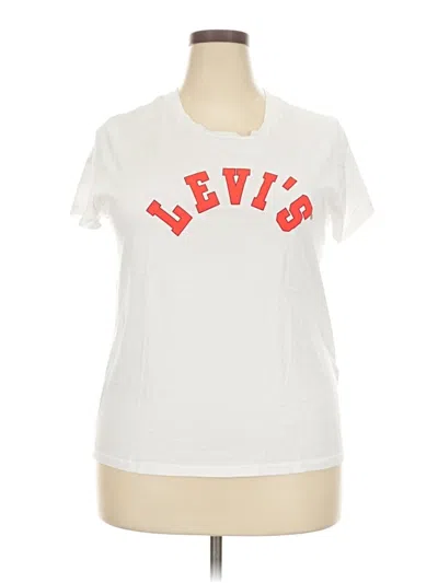 Pre-owned Levi's Short Sleeve T-shirt In White